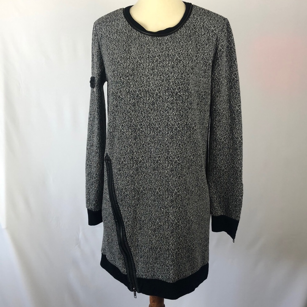 W118 by Walter Baker Tunic Sweater with Zipper Features - Size XS